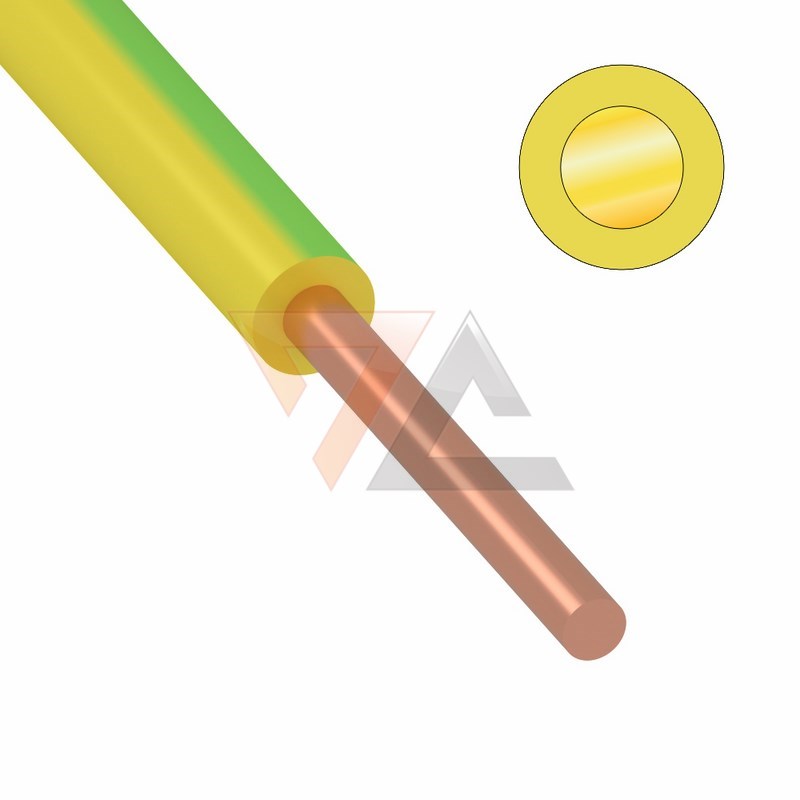 Провод ПуВ (ПВ-1) 10 мм, ж/з, 200 м