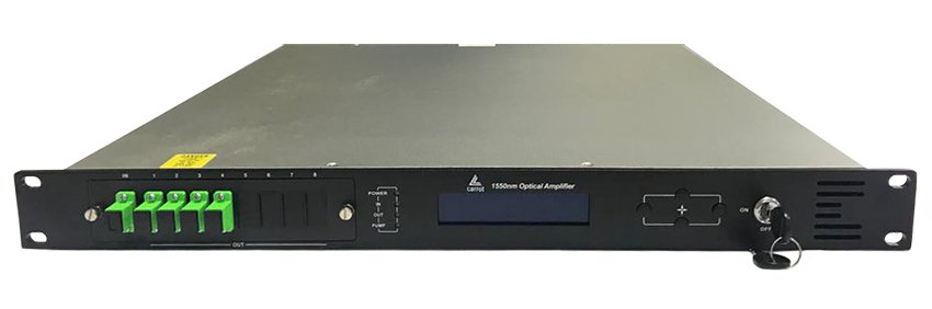 Усилитель оптический EDFA WE1550EDFA-4-23 Carrot, 4x23 дБм, SNMP