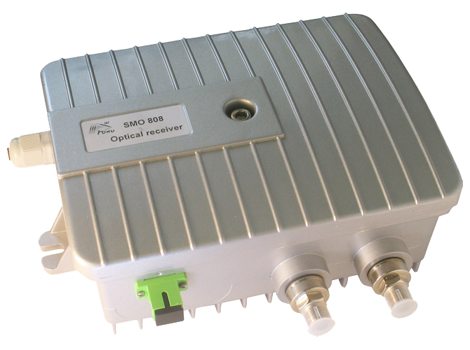 Приемник оптический FORO 808E SM5 FOROtel, 116 дБмкВ, АРУ, SNMP(C), IP52, ЭУ