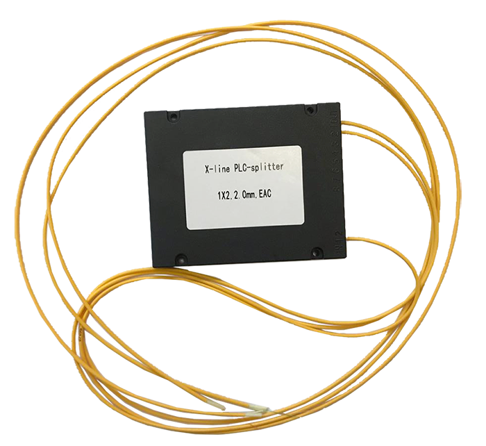 Делитель оптический PLC 1х2, пластмассовый корпус, неоконцованный, 2 мм X-Line
