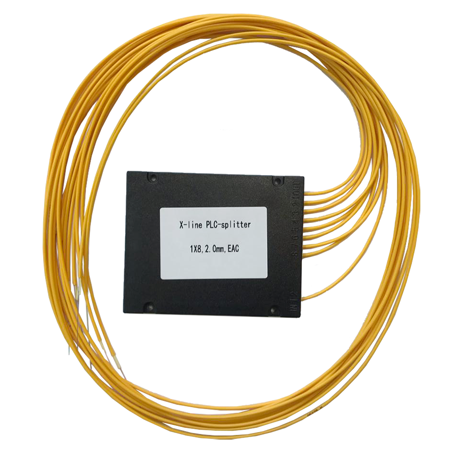 Делитель оптический PLC 1х8, пластмассовый корпус, неоконцованный, 2 мм X-Line