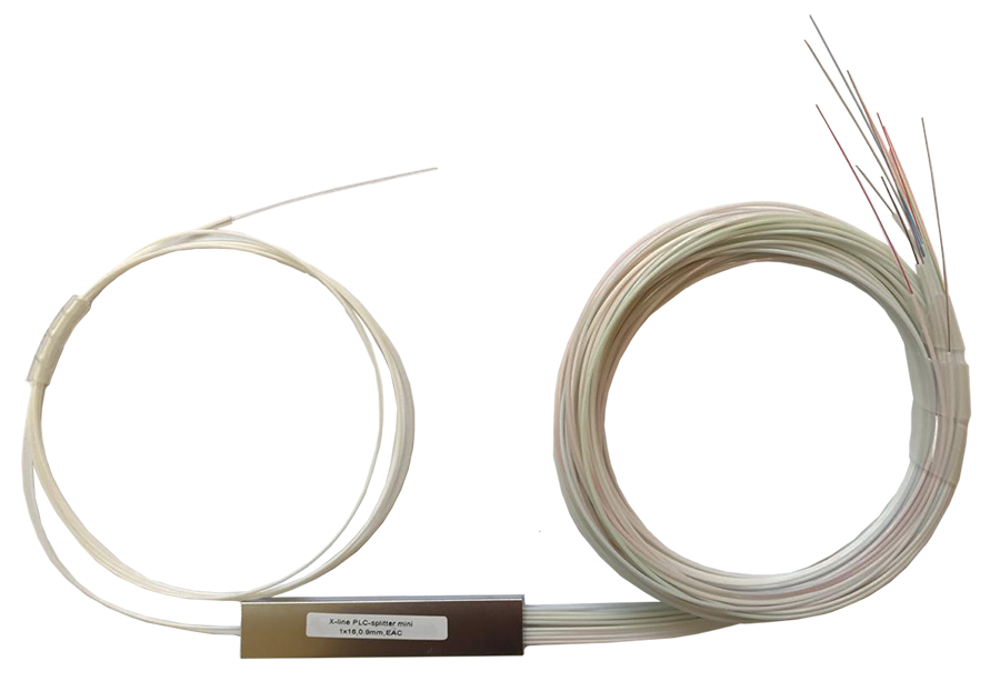 Делитель оптический PLC 1х16, миникорпус, неоконцованный, 0, 9 мм, X-Line