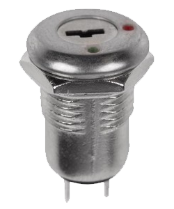 Выключатель ключ черный 250V 0.5А (2с) On-Off