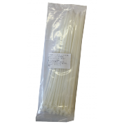 Хомут 250 мм x 3, 6 мм X-Line, белый, 100 шт