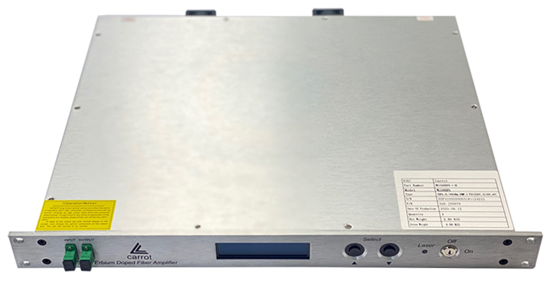 Усилитель оптический EDFA WE1550EDFA-1-20 Carrot, 20 дБм, SNMP, 2БП