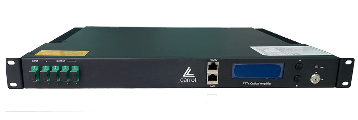 Усилитель оптический EDFA WE1550EDFA-4-20 Carrot, 4*20дБм, SNMP, 2БП