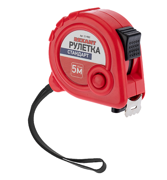 Рулетка "Стандарт" 5 м x 25 мм Rexant