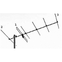 Антенна эфирная 6/6-12 ТВС, 6-12 каналы, 6 элементов