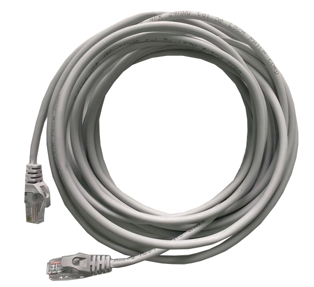 Патчкорд UTP 20 м Cu X-Line, CAT5е, серый, литой, LSZH