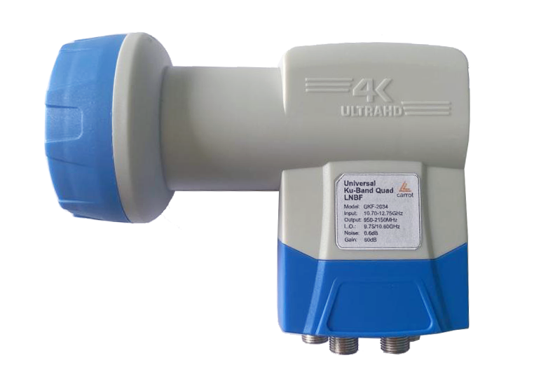Конвертер спутниковый Ku-диапазона GKF-2034 Carrot, 4 выхода