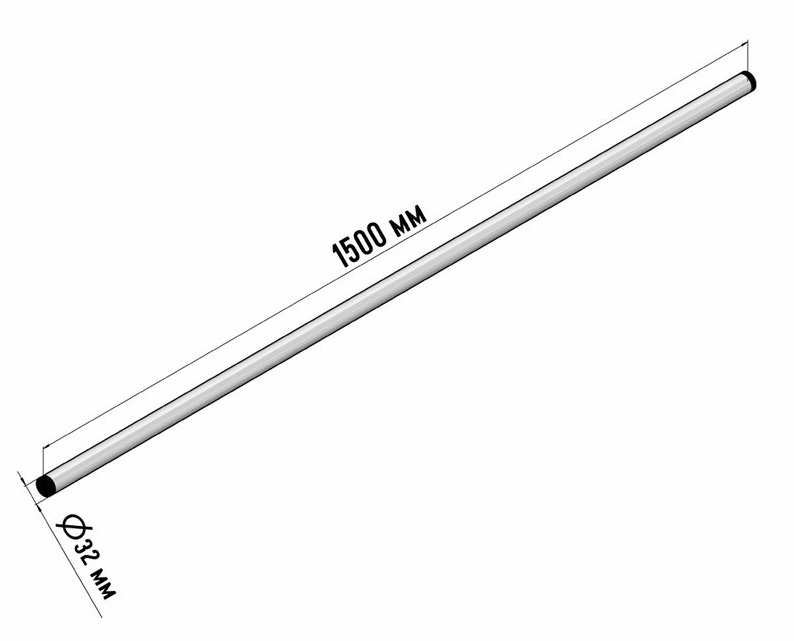 Мачта для антенн КРЫМ-1 Rexant, 1, 5 м