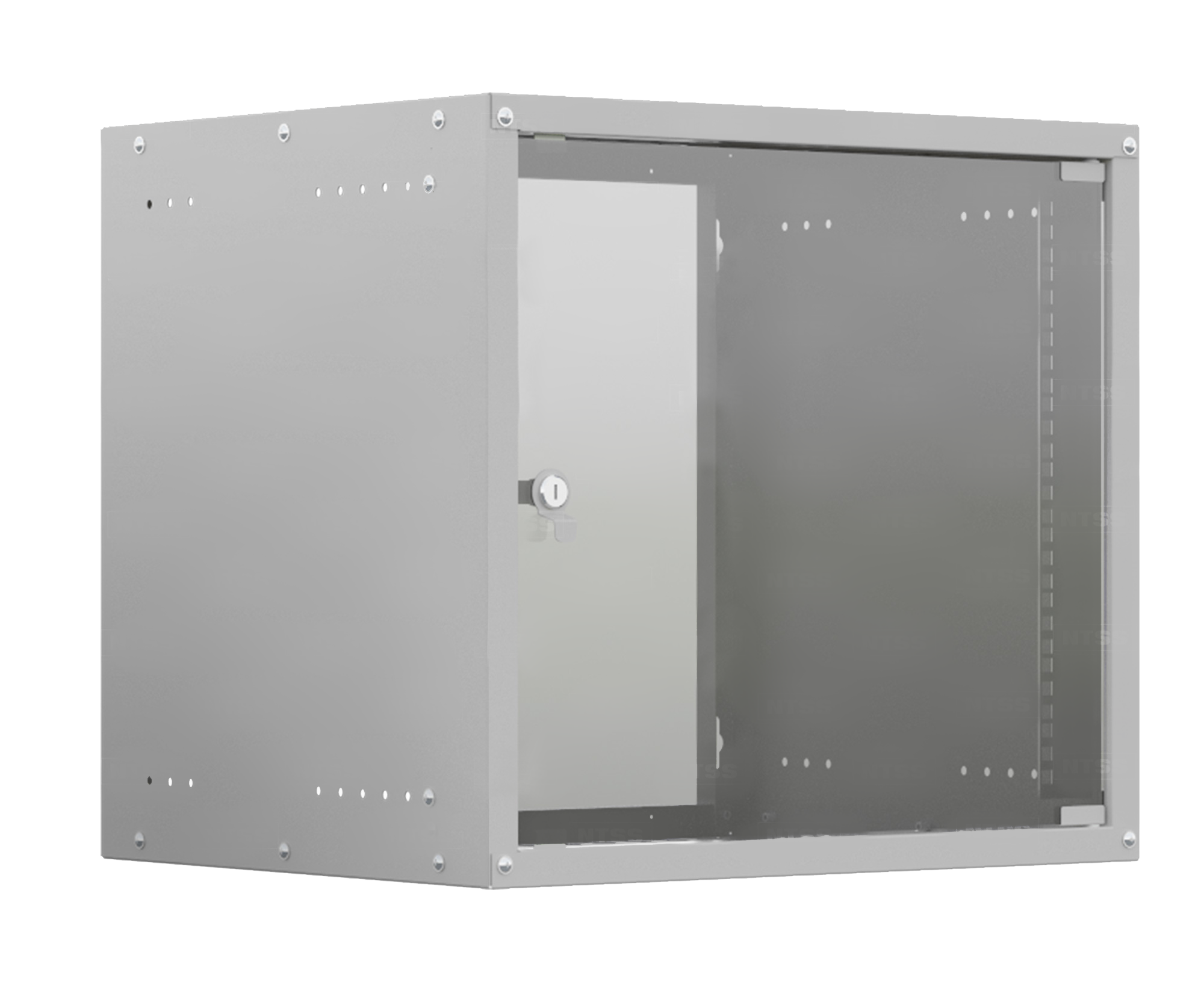 Шкаф настенный 19" 12U (550 х 600 х 635) стенки не съемные, дверь стекл. Стандарт