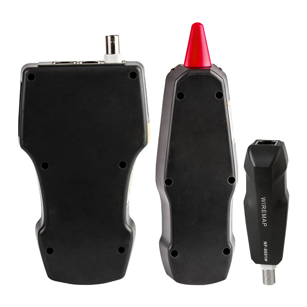 Кабельный тестер RJ-45/RJ-11, COAX, CT, PoE, 8 датчиков NF-8601W Noyafa