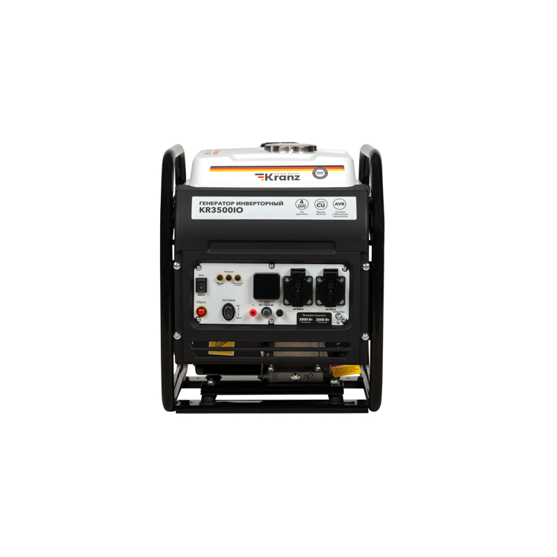 Генератор инверторный KR3500IO KRANZ, 3, 5кВт, 230В, 7л, открытый корпус, ручной старт