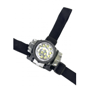 Фонарь налобный, 14 LED, 7 х 4 см, 3 ААА, IronMaster - 