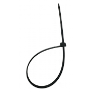 Хомут 200 мм x 4 мм X-Line, черный, 100 шт - 