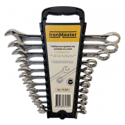 Набор ключей комбинированных IronMaster, 12 предметов, 6-22 мм