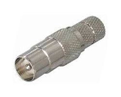 Разъем ТВ(штекер) резьбовой на RG6 FS33-7T Transmedia металлический, прямой