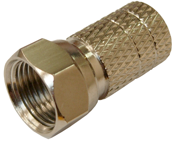 Разъем F(штекер) резьбовой на RG6 DV55 WISI