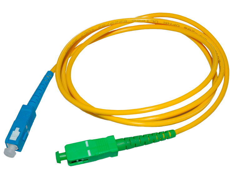 Патчкорд оптический SC/APC-SC/UPC SM, 1 м