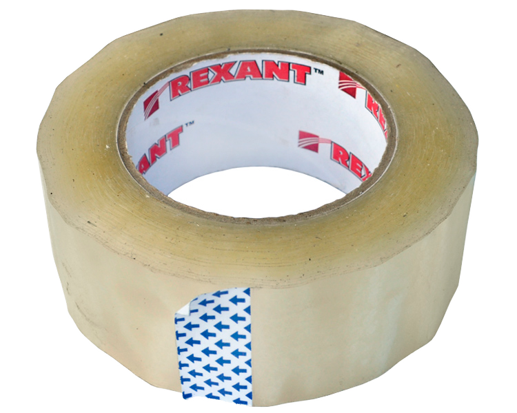 Скотч упаковочный 48 мм x 150 м Rexant, 50 мкм, прозрачный