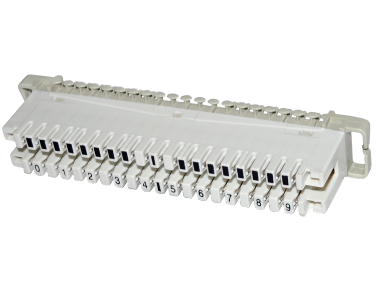 Плинт 10pin 0-9 Rexant, размыкаемый