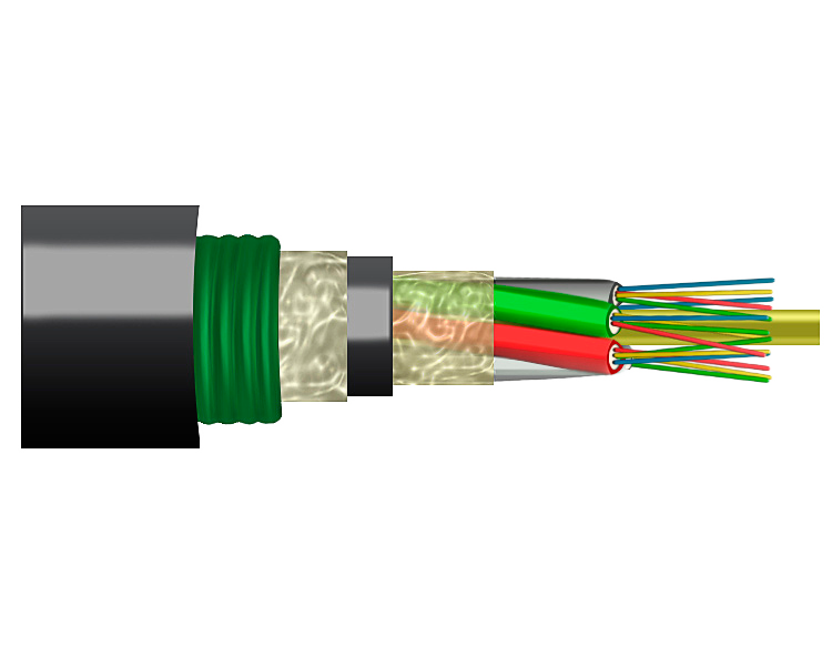 Кабель оптический ОКЗ-НСАО-1/3(2, 0)Сп-4-1.5кН Трансвок