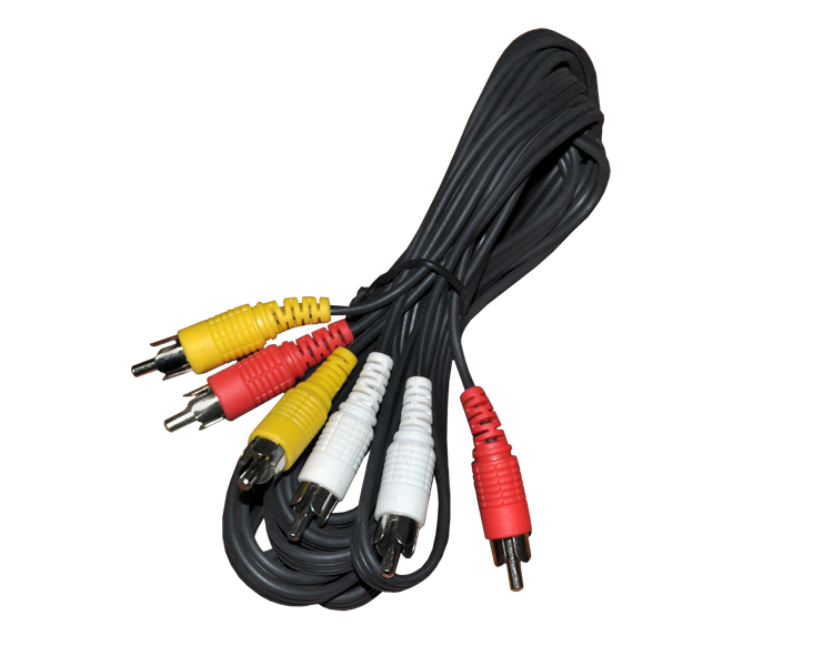 Шнур 3 RCA - 3 RCA 3.5 мм SILVER Rexant, 3 м