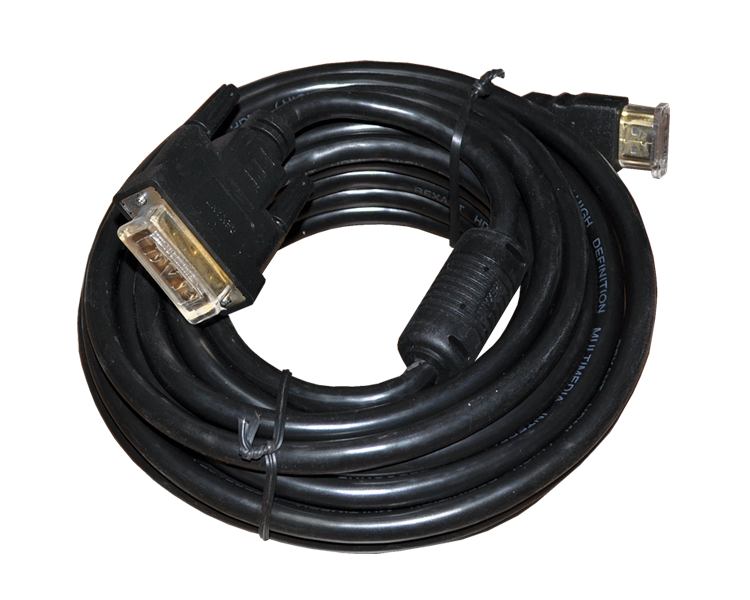 Шнур HDMI - DVI-D GOLD Rexant, с фильтром, 7 м