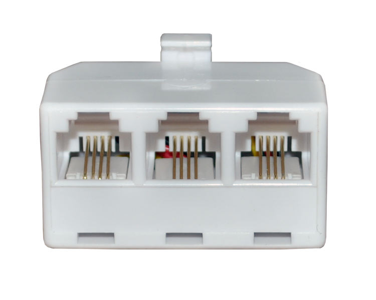 Телефонный тройник 6P-4C Rexant