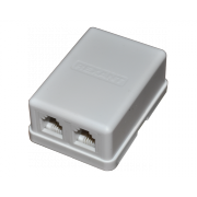 Розетка телефонная 2 порта 6P-4C Rexant - 