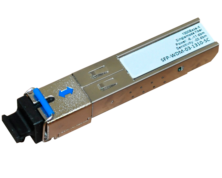 Модуль SFP SNR-SFP-W35-3, 1000Base-BX, WDM, 1310/1550, 3 км, SC