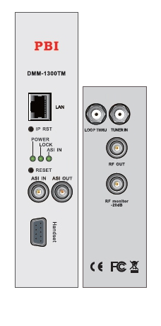 Трансмодулятор QAM DMM-1300TM-S2C PBI
