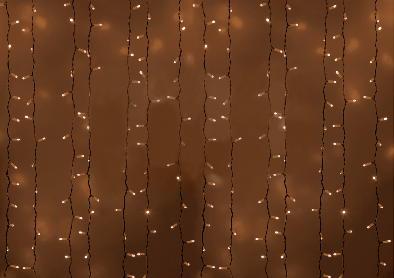 Гирлянда "Дождь LED белая нить" 2х1.5 м Neon-Night, диоды белые