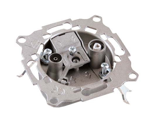 Розетка телевизионная BM-111 Alcad, ТВ+FM