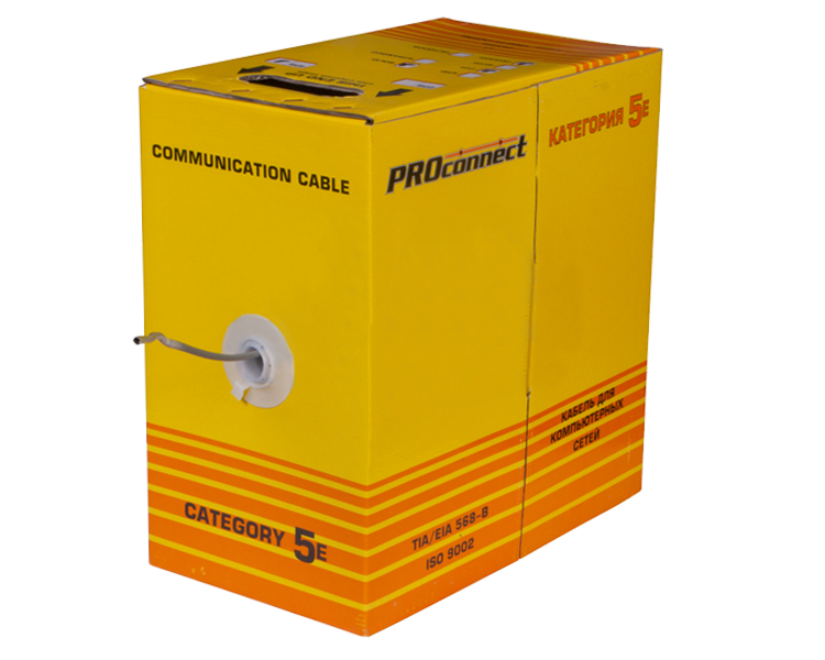 Кабель FTP 4PR 26AWG CAT3 Proconnect, CCA, 305 м