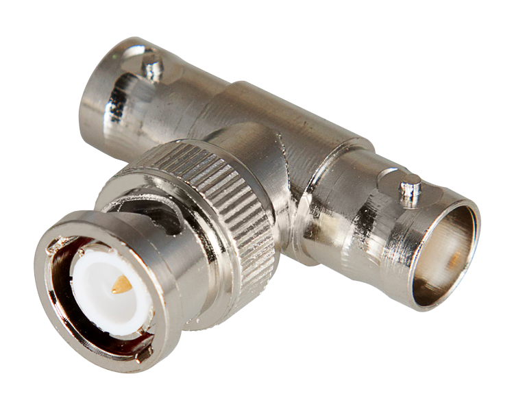 Переходник BNC(штекер) - BNC(2 гнезда) тройник Rexant