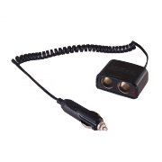 Разветвитель автоприкуривателя штекер Rexant, 2 гнезда в корпусе - 