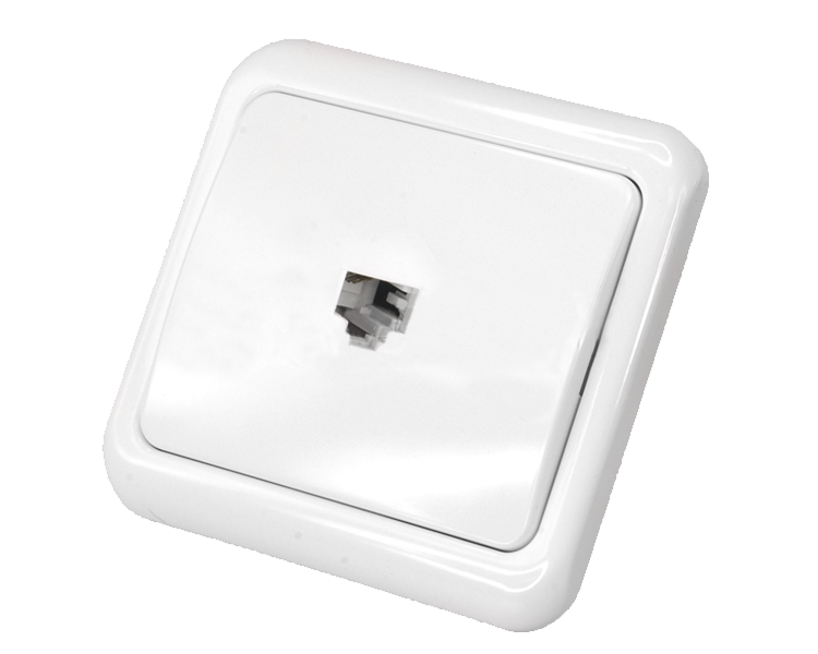 Розетка телефонная внутренняя 6P-4C Rexant