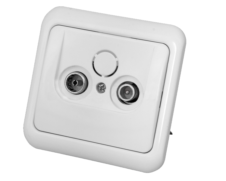 Розетка телевизионная внутренняя ТВ+Радио Rexant