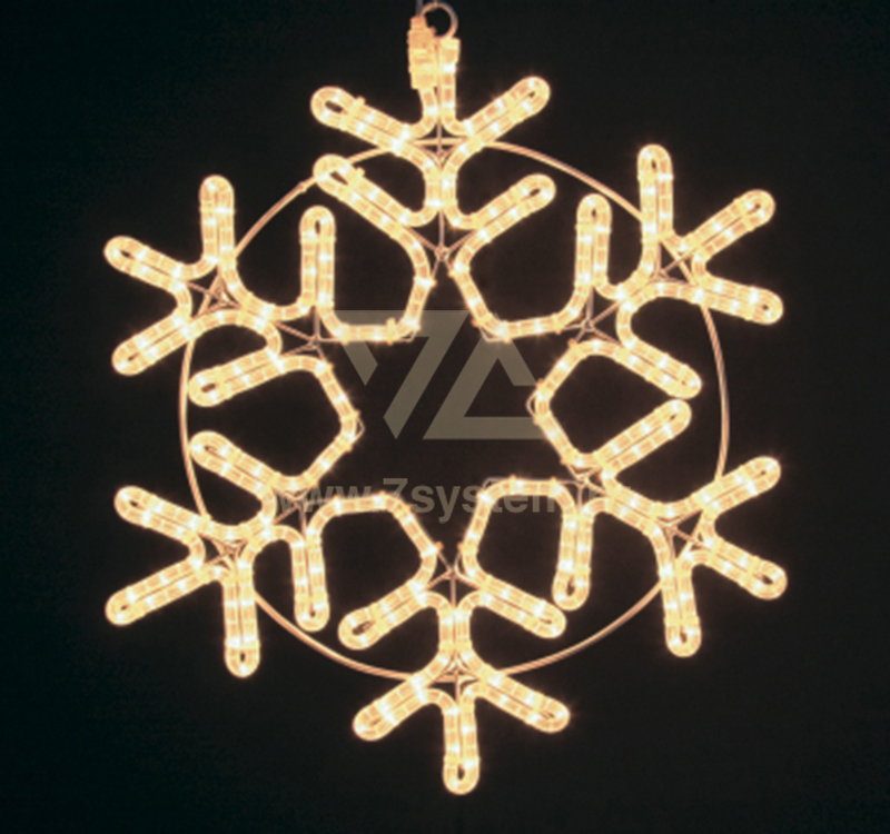 Фигура "Снежинка" Neon-Night, белая, 55x55 см