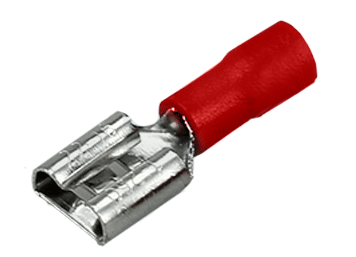 Клемма изолированная плоская (гнездо) VF1.25-250 Rexant, 100 шт/упак